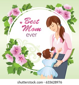 Mother and daughter, Mother's Day, Embracing, Love, Children, Family