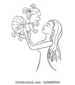 1000 Mother And Daughter Drawing Stock Images Photos Vectors