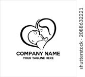 mother and daughter vector illustration 