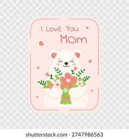 Mother day decorative tag