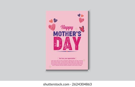 Mother Day Flyer Design, EPS 10