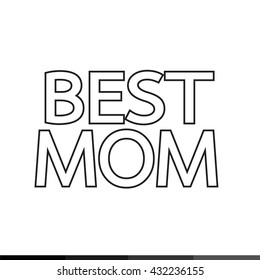 Mother day icon illustration design