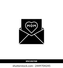 Mother day icon vector illustration logo template for many purpose. Isolated on white background.