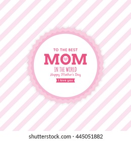 Mother Day label