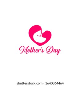 Mother Day Logo Design Vector Template