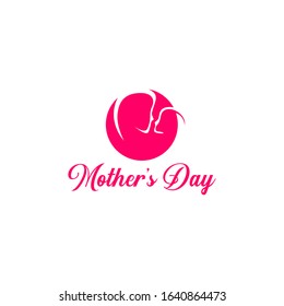 Mother Day Logo Design Vector Template