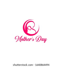 Mother Day Logo Design Vector Template