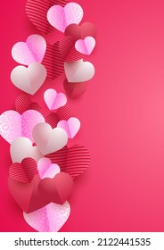 Mother day. Love vector backgrounds. Festive gift card templates with realistic 3d design elements. Holiday banners, web poster, flyers and brochures, greeting cards, Valentine card
