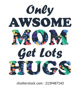 Mother Day Mom T shirt Vector