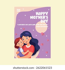 mother day poster vector eps