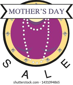 Mother day sale banner Vector