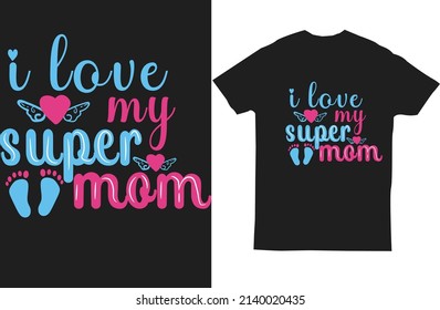 Mother Day T Shirt Design Vector
