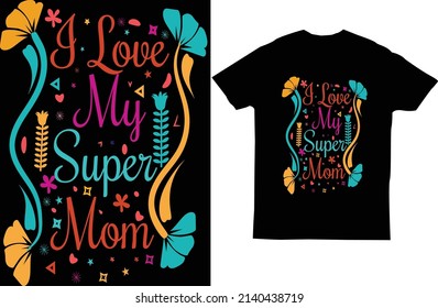 Mother Day T Shirt Design Vector