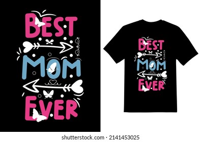 Mother Day T Shirt Design Vector 