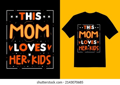 Mother Day T shirt Design Template