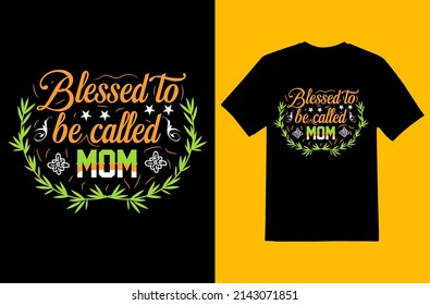 Mother Day T shirt Design Template