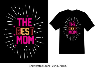 Mother Day T shirt Design Template