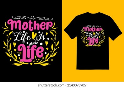Mother Day T shirt Design File template