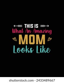 Mother day t shirt design for mom