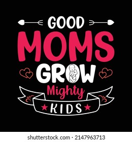 Mother day t-shirt vector template