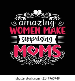 Mother day t-shirt vector template