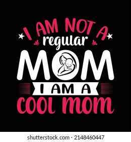 Mother day t-shirt vector template