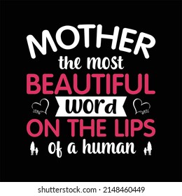 Mother day t-shirt vector template