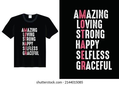 Mother Day typography T-shirt Design