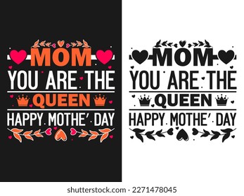 Mother Day Typography T-shirt Design print