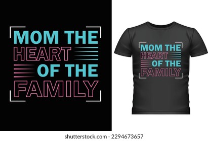 Mother day typography T-shirt Design