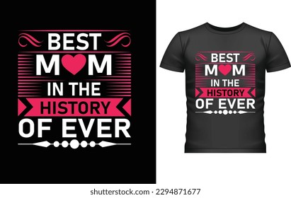 Mother day Typography T-shirt Design