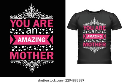 Mother day Typography T-shirt Design