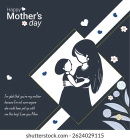 Mother day vector concept 3. Father daya graphic . Mother day vector. Happy mother day.