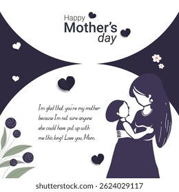 Mother day vector concept 4. Father daya graphic . Mother day vector. Happy mother day.