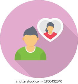 Mother day vector flat colour icon