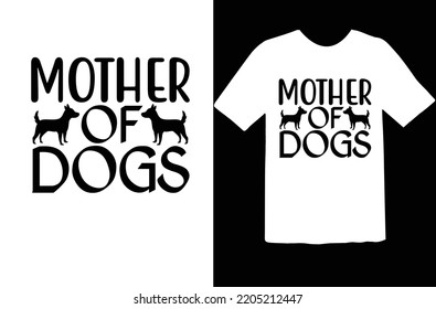 Mother of dogs svg design