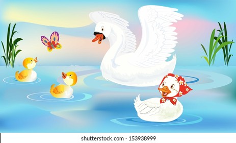 86 Duckling Angel Wing Images, Stock Photos & Vectors | Shutterstock