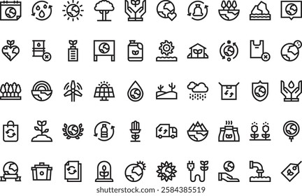 Mother earth day icons High-Quality Vector Icons Collection with Editable Stroke. Ideal for Professional and Creative Projects.