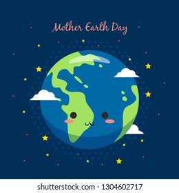 Mother Earth Day Illustration