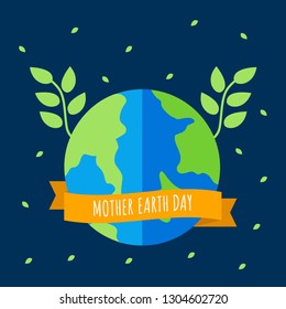 Mother Earth Day Illustration