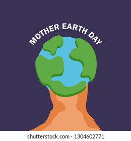 Mother Earth Day Illustration