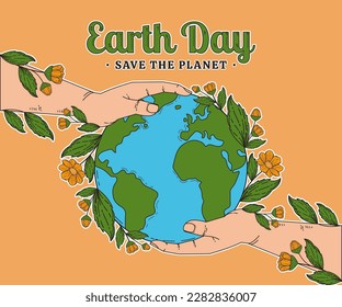 Mother Earth Day Illustration background