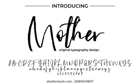 Mother - Elegant Script Font for Smooth Handwritten Design and Creative Typography