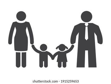 Free Free 224 Silhouette Dad Walking With Son And Daughter Svg SVG PNG EPS DXF File