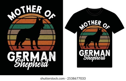 Mutter des deutschen Schäferhundes Gewohnheit T-Shirt Design