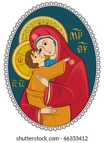 Mother of God with Christ Child, Icon
