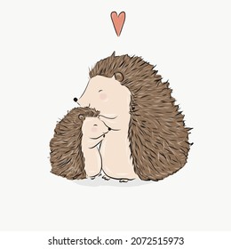 750 Mother and baby hedgehog Images, Stock Photos & Vectors | Shutterstock