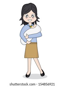 Mother with her ??baby