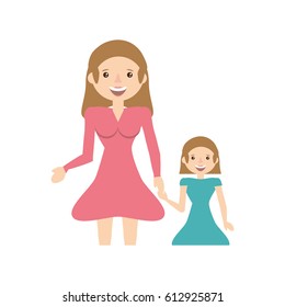 mother and her child image