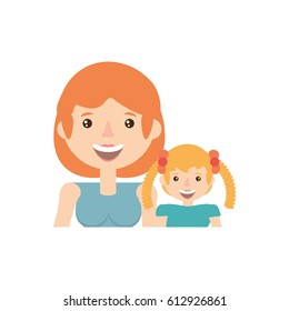 mother and her child image